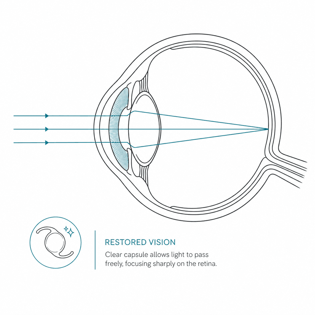 Posterior capsule opacification - when vision gets cloudy again after cataract surgery