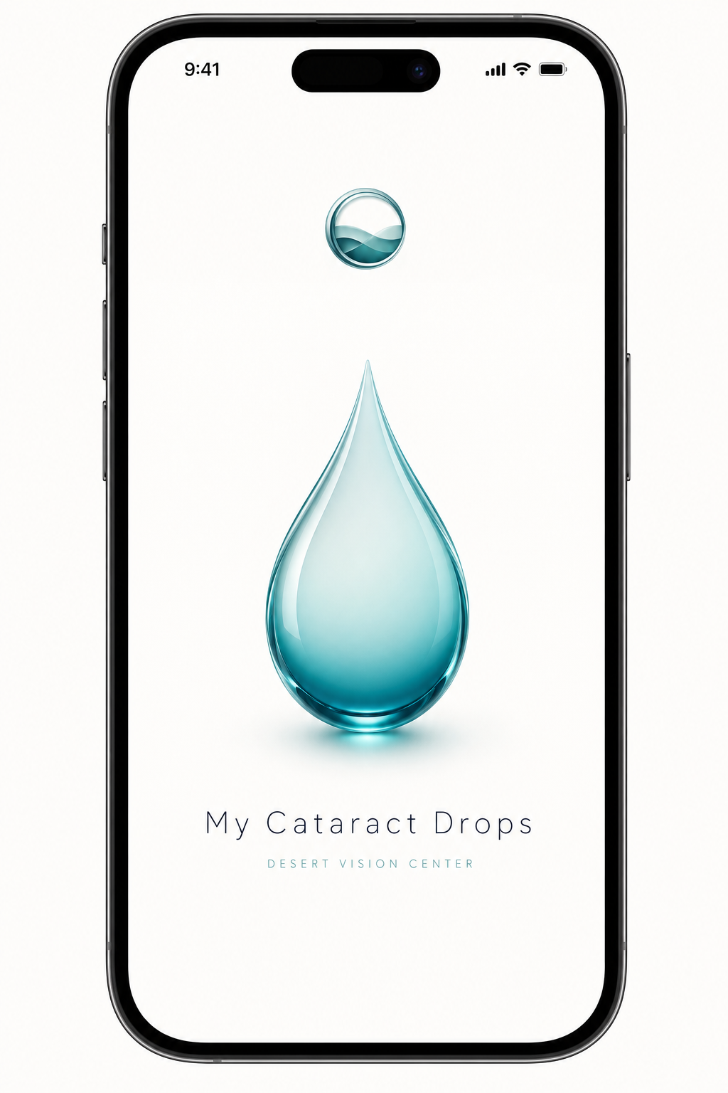 My Cataract Drops app icon and splash screen