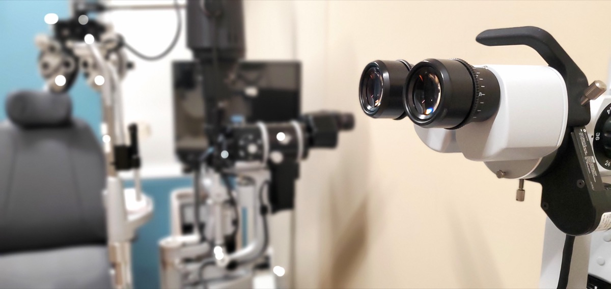 Desert Vision Center exam room equipped for comprehensive glaucoma evaluation